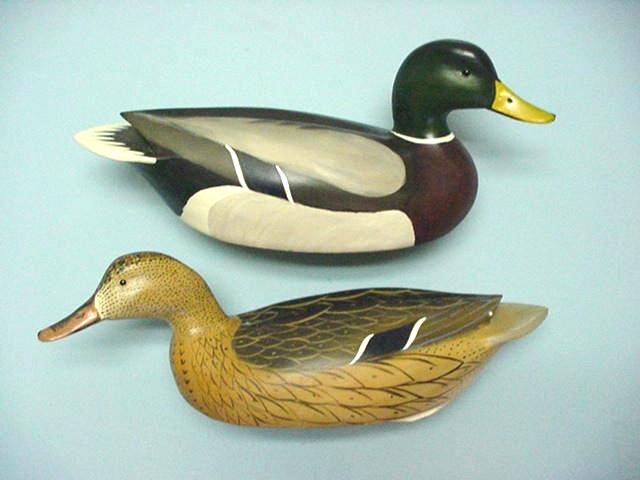 Old Vintage Johnson's Folding Fiber Board Duck Decoy 1940's Hen Rare 